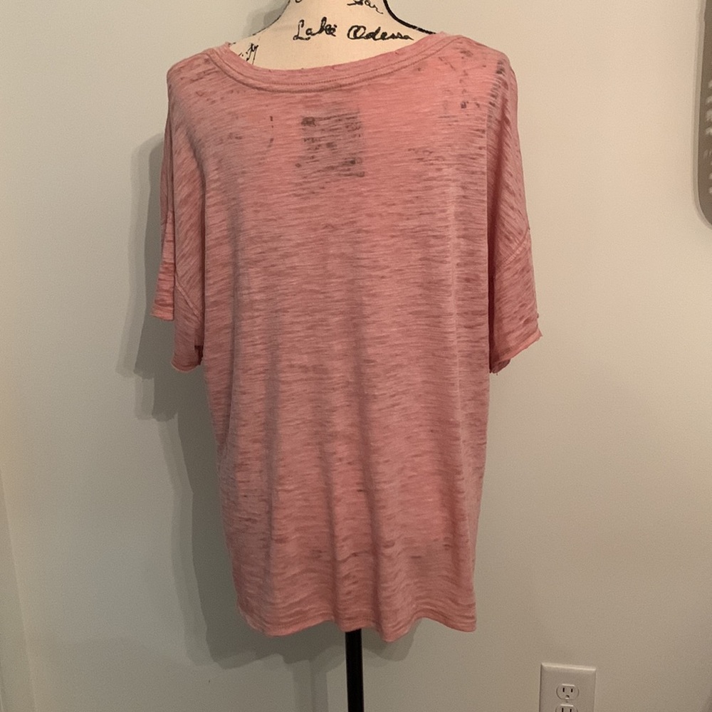 🍑HPx2🍑Free People Jordan Crew Cutout Shirt (Peach) - Picture 7 of 12